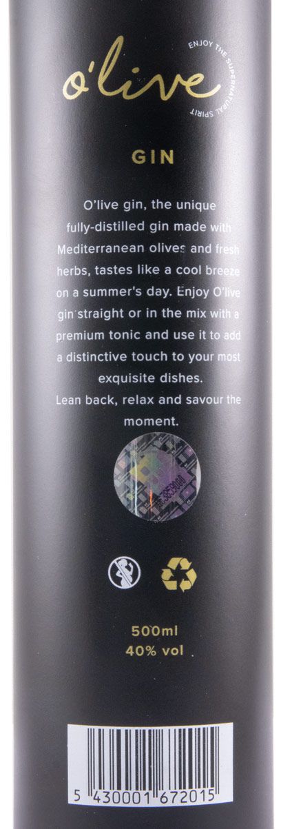 Gin O'Live 50cl c/2 Copos