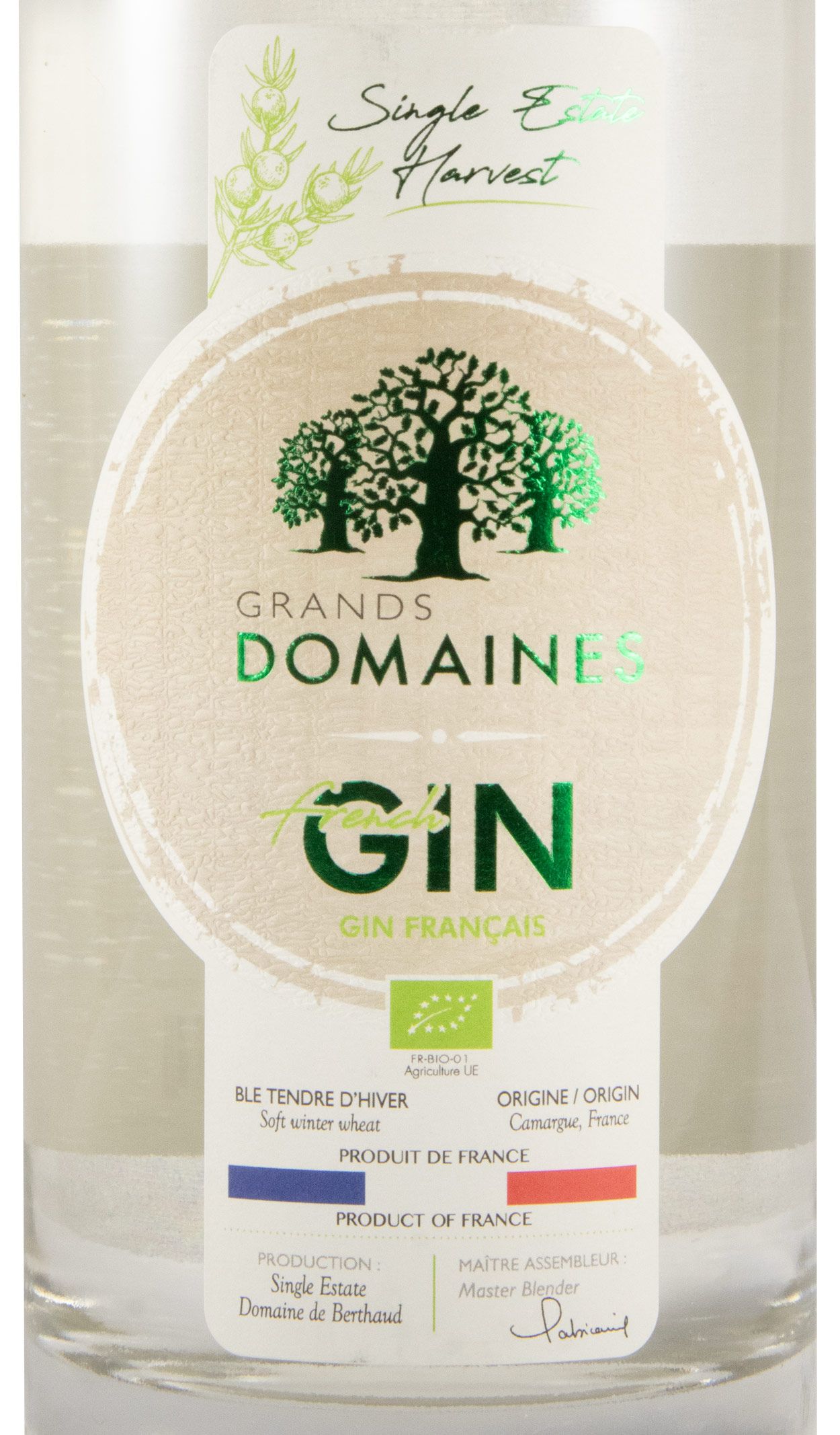 Gin Grands Domaines organic