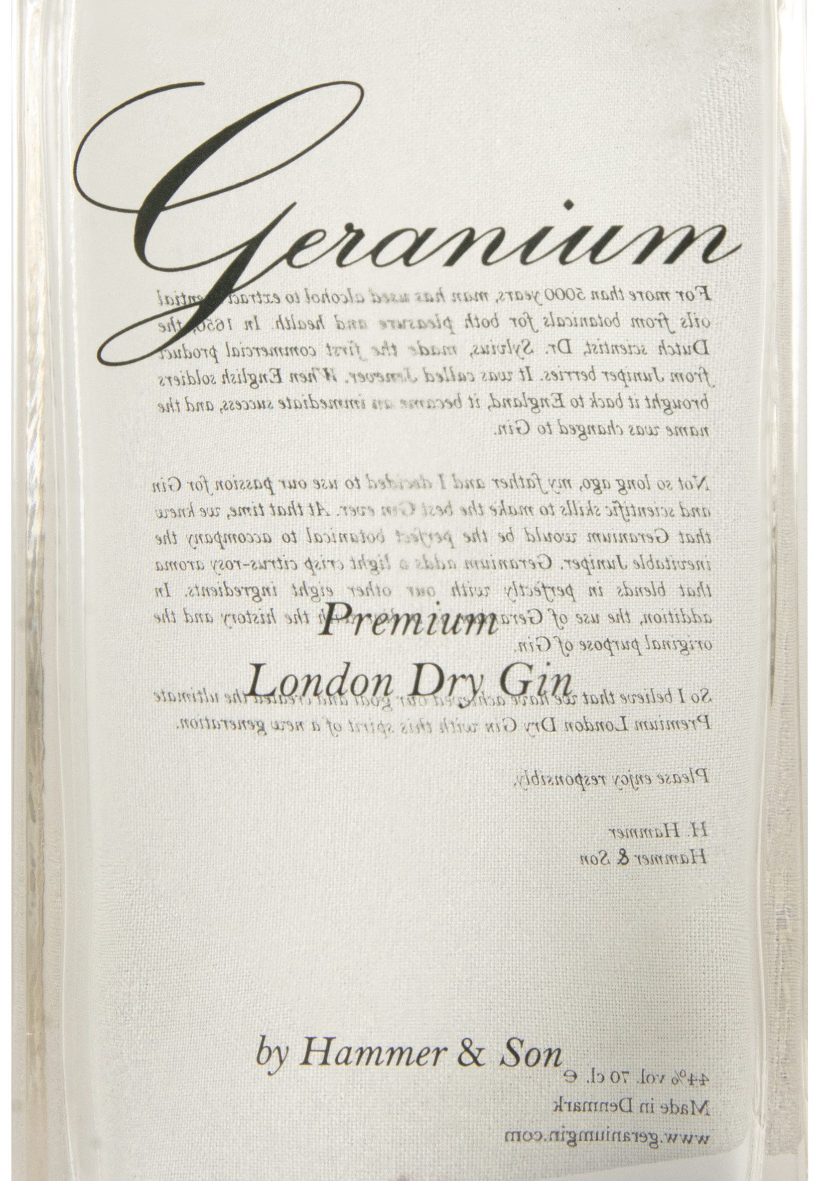 Gin Geranium by Hammer & Son