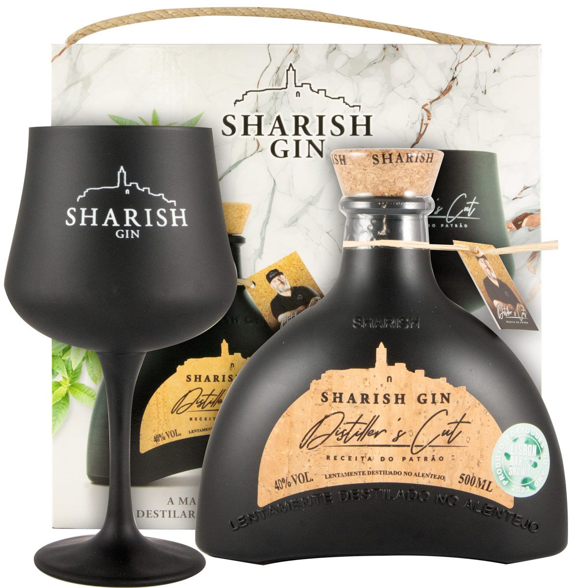 Gin Sharish Distiller's Cut c/Copo 50cl