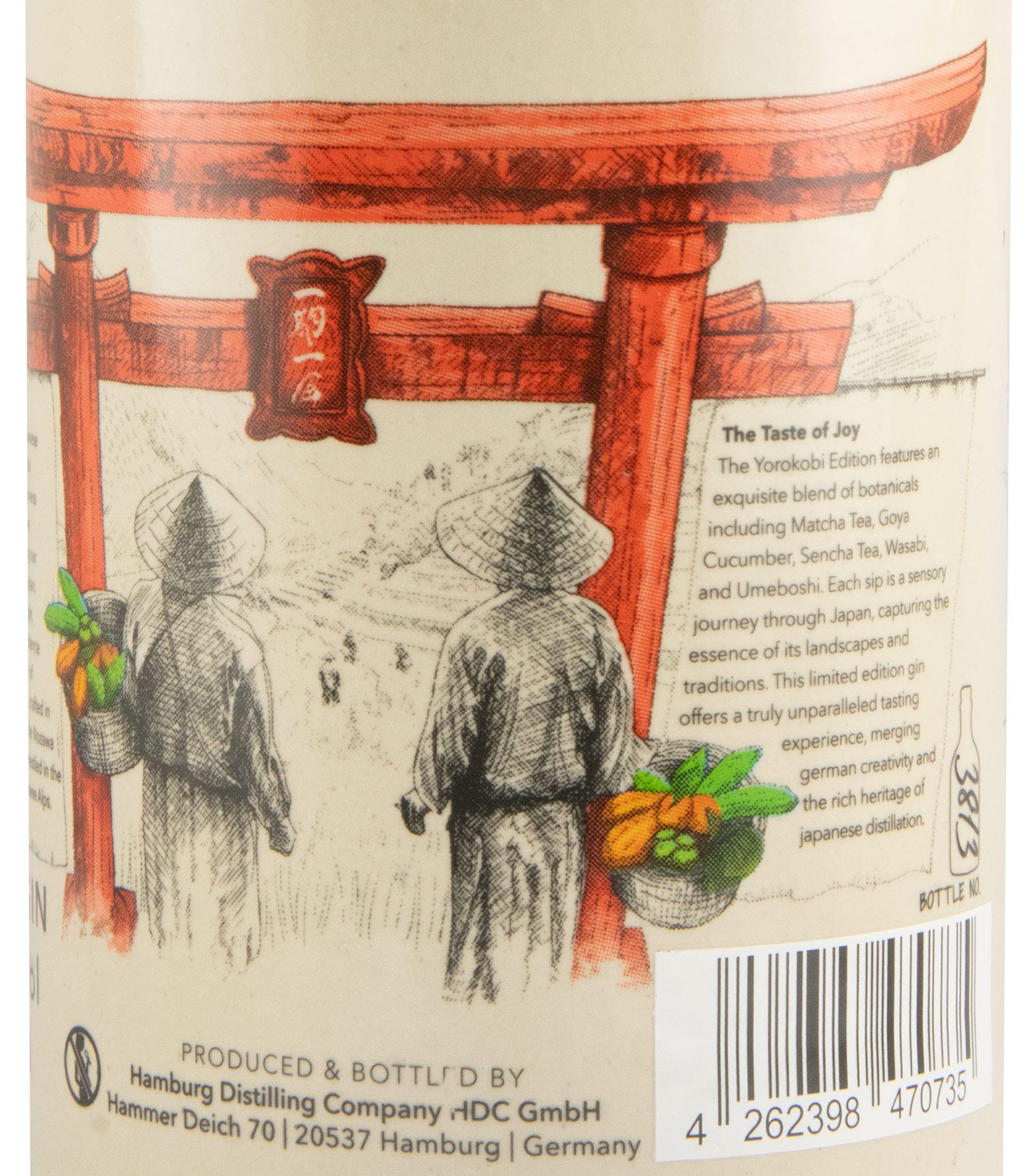 Gin Knut Hansen Dry Yorokobi Edition 50cl