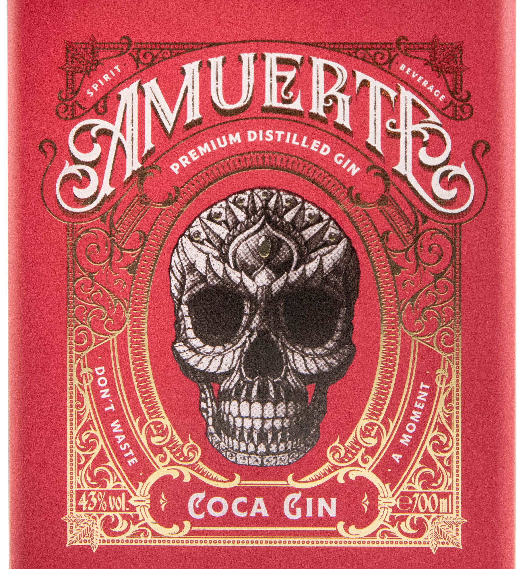 Gin Amuerte Coca Leaf Red Edition