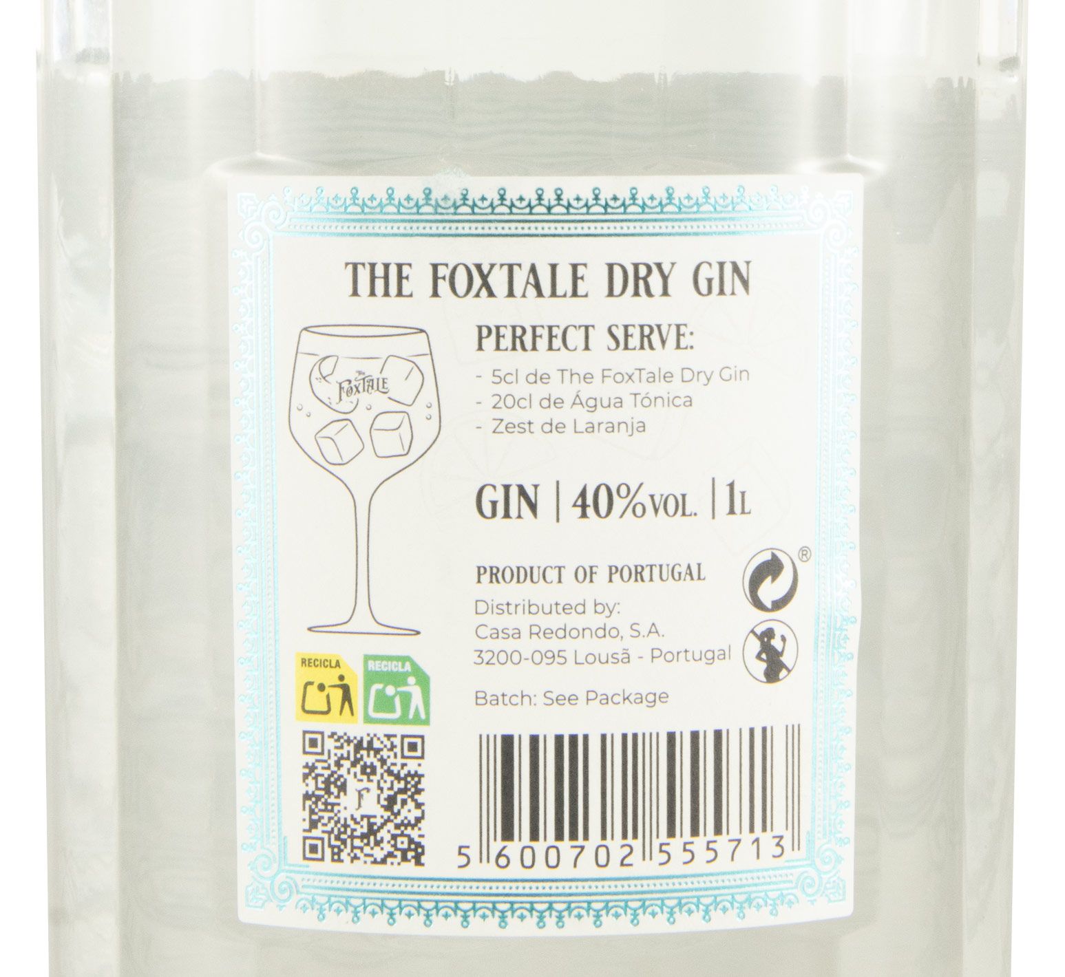 Gin The FoxTale Dry 1L