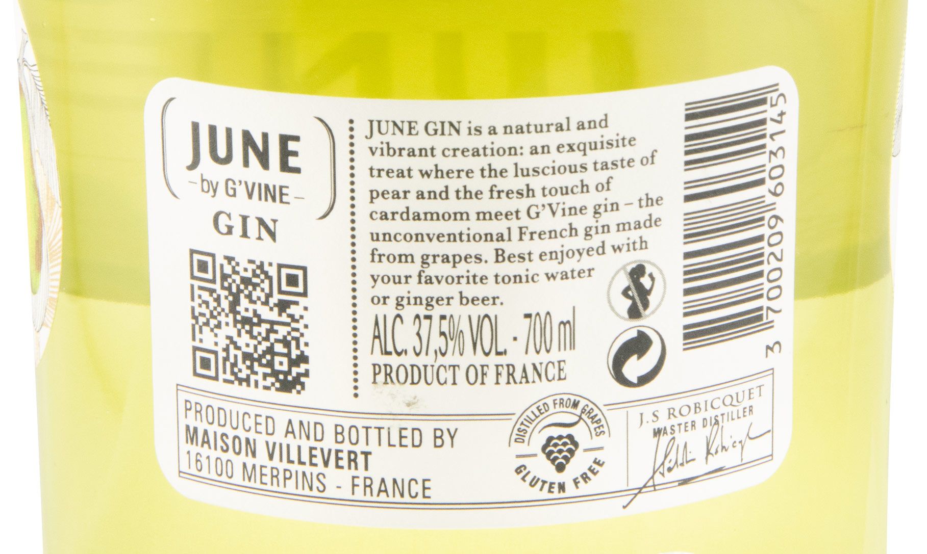 Gin June by G'Vine Pera Real & Cardamomo