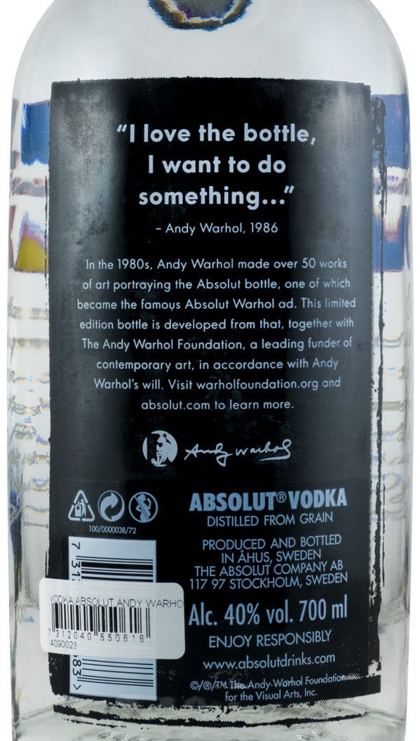 Vodka Absolut Andy Warhol