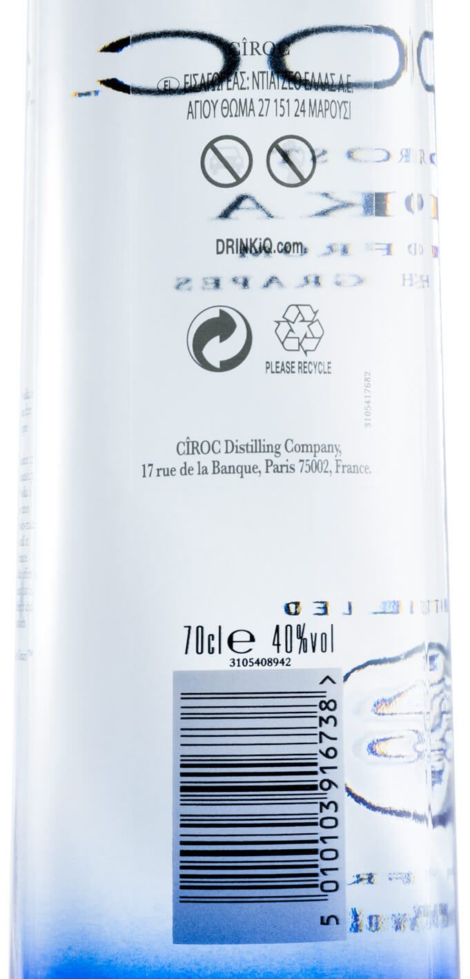 Vodka Cîroc 70cl