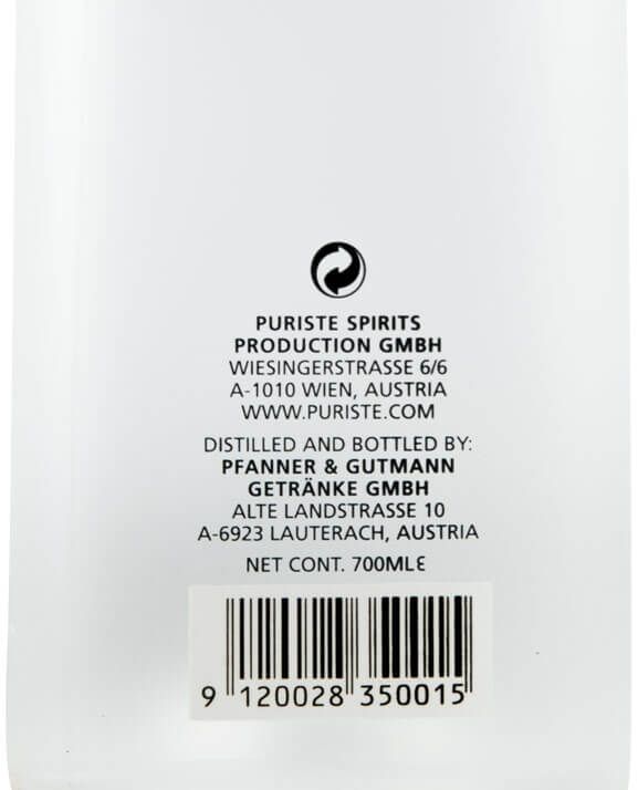 Vodka Puriste Premium N.º1