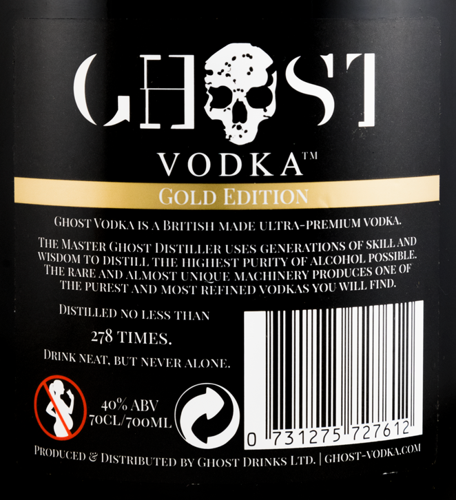Vodka Ghost Gold Edition