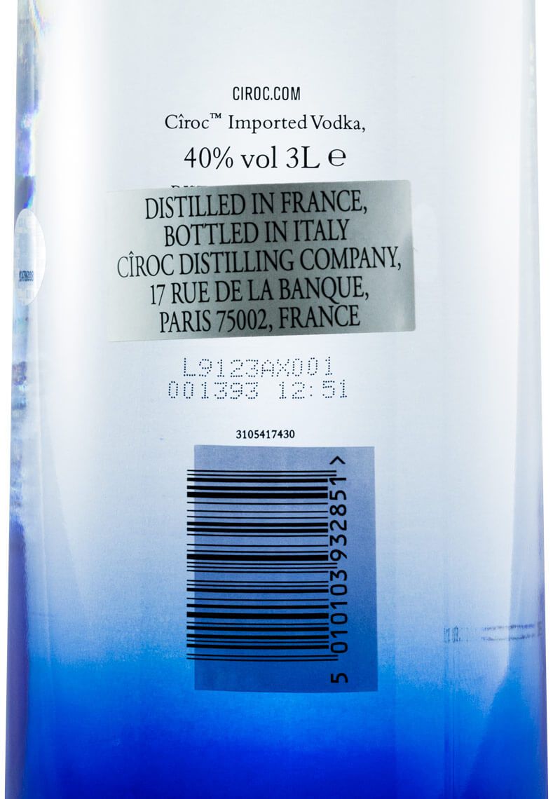 Vodka Cîroc 3L