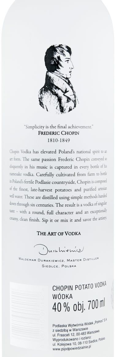 Vodka Chopin Potato