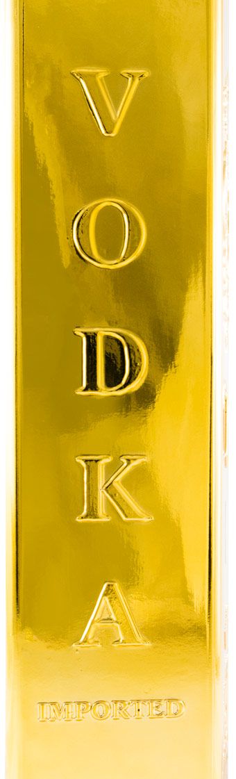 Vodka 3 Kilos Gold 999.9 1L