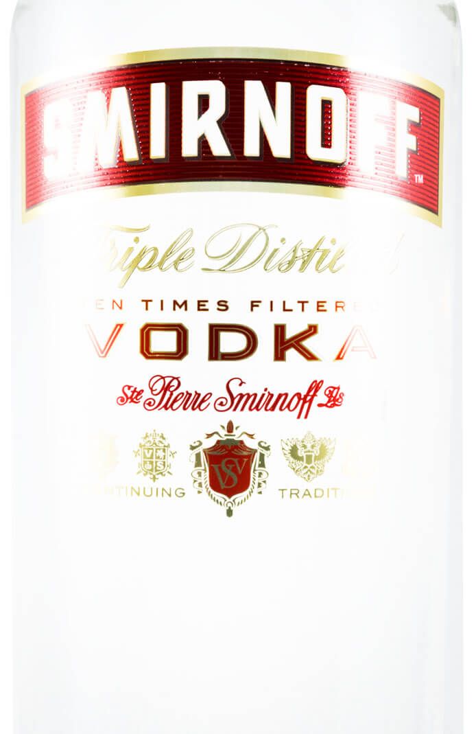 Vodka Smirnoff Triple Distilled 1L