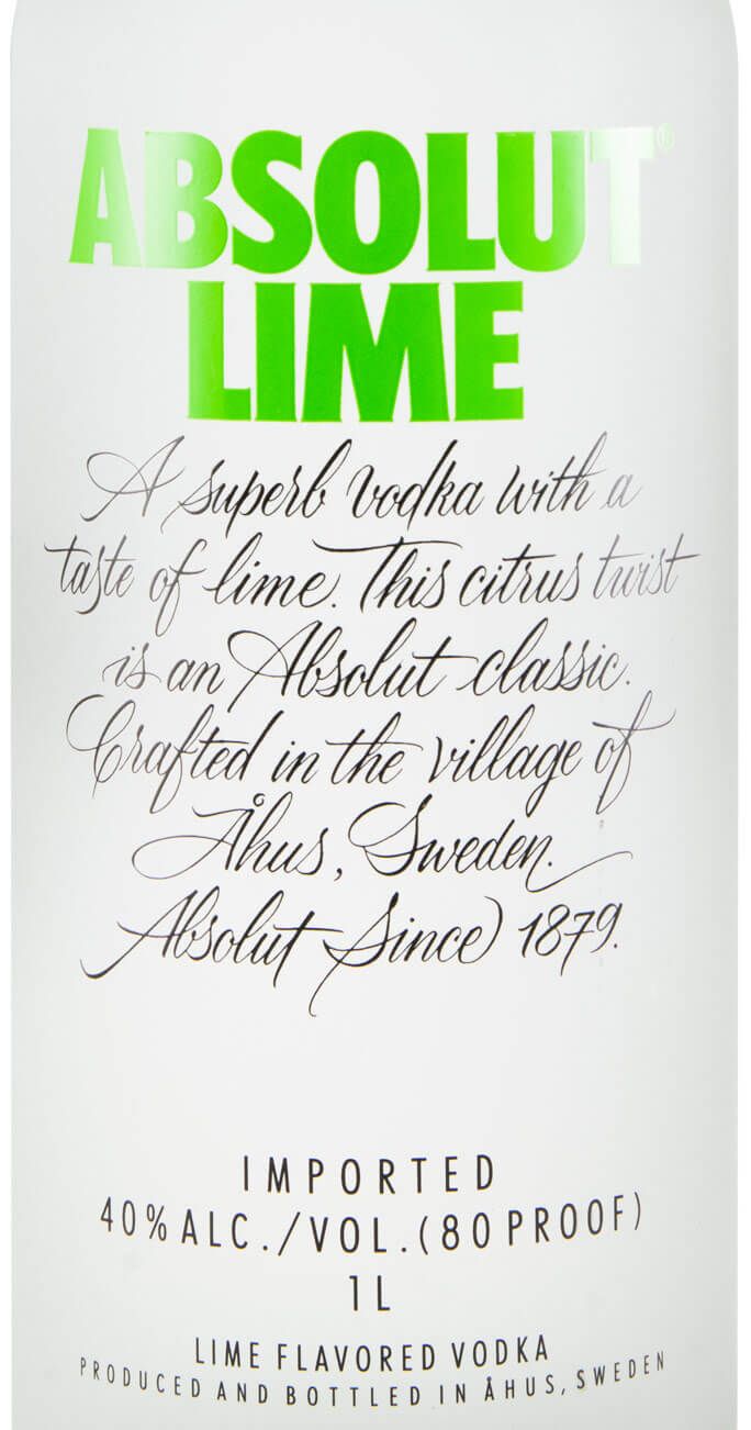 Vodka Absolut Lime
