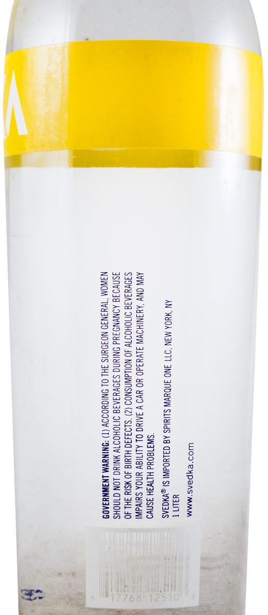 Vodka Svedka Citron 1L