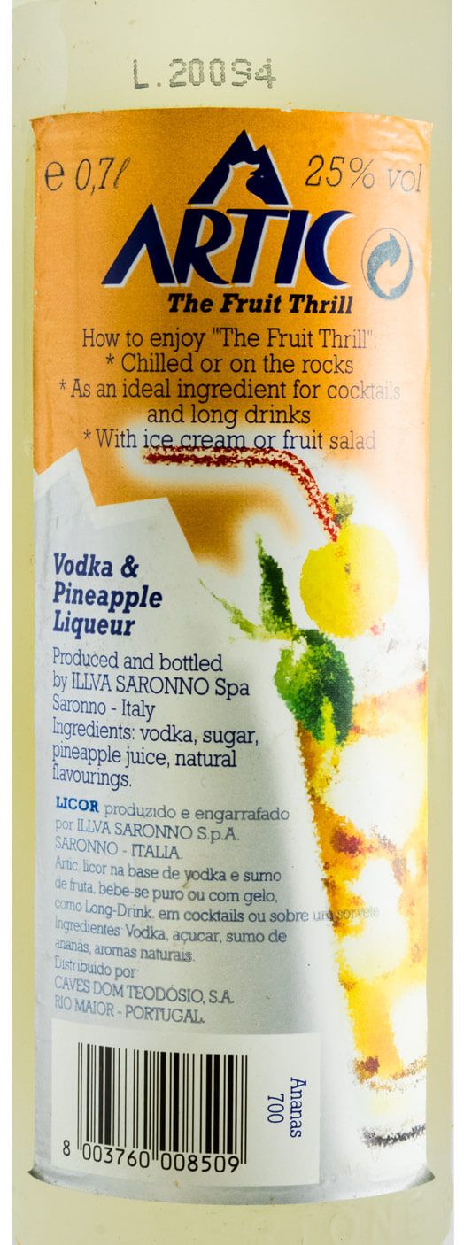 Licor de Vodka Artic Ananás