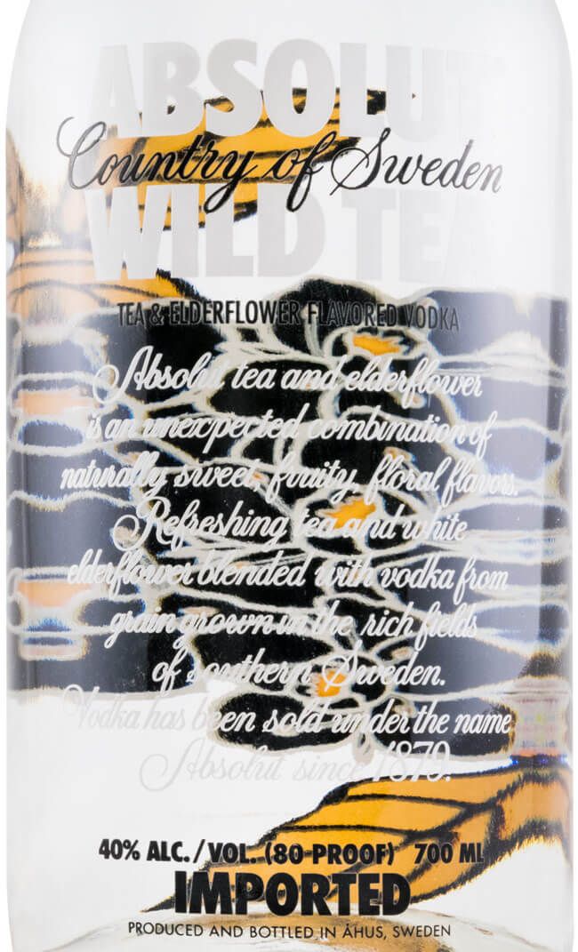 Vodka Absolut Wild Tea