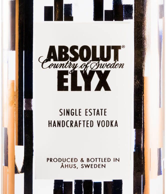 Vodka Absolut Elyx 1L