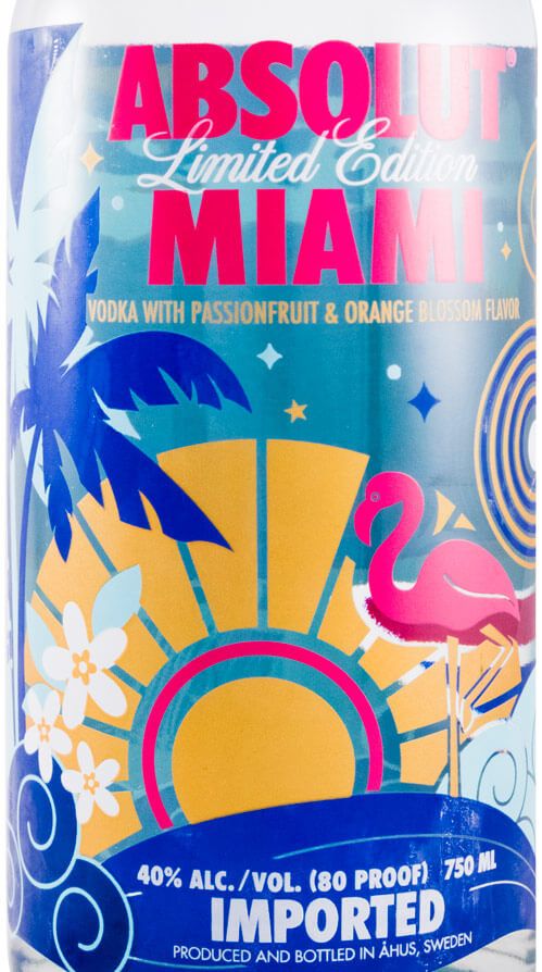 Vodka Absolut Miami Limited Edition
