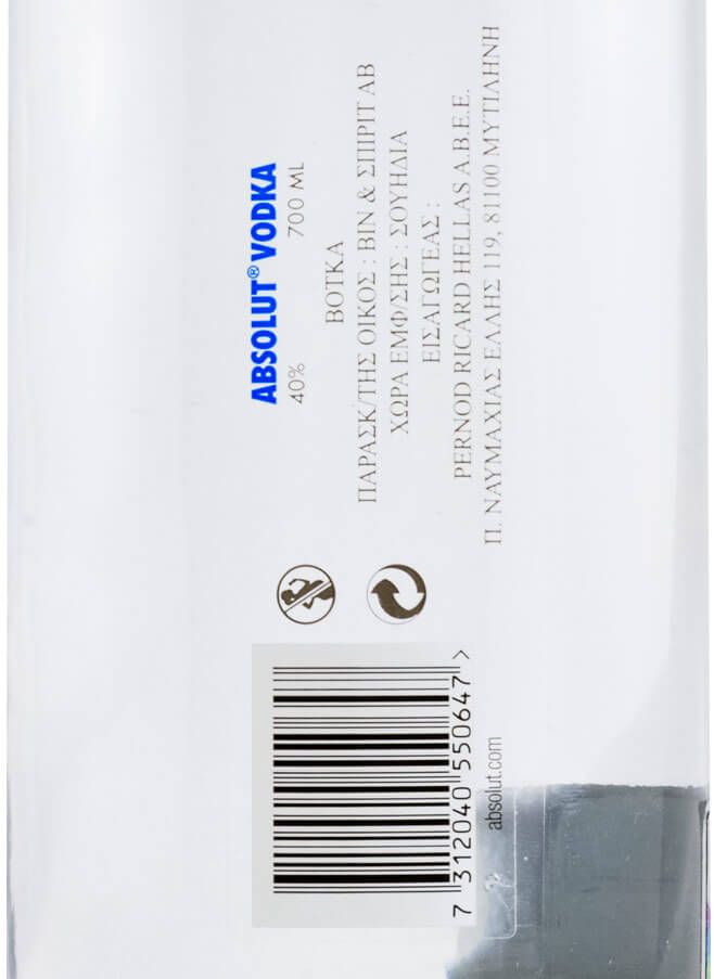 Vodka Absolut World There Are No Labels