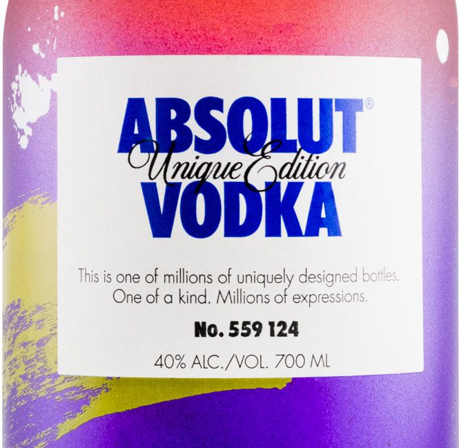 Vodka Absolut Unique Edition Purple