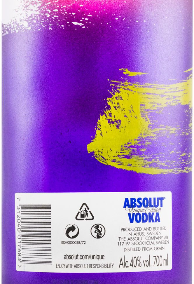 Vodka Absolut Unique Edition Purple