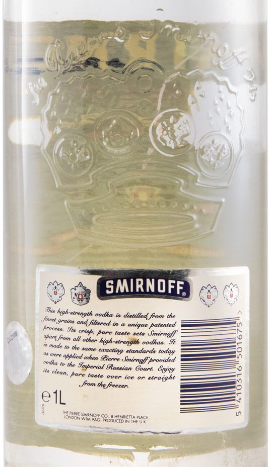 Vodka Smirnoff Blue Label 1L