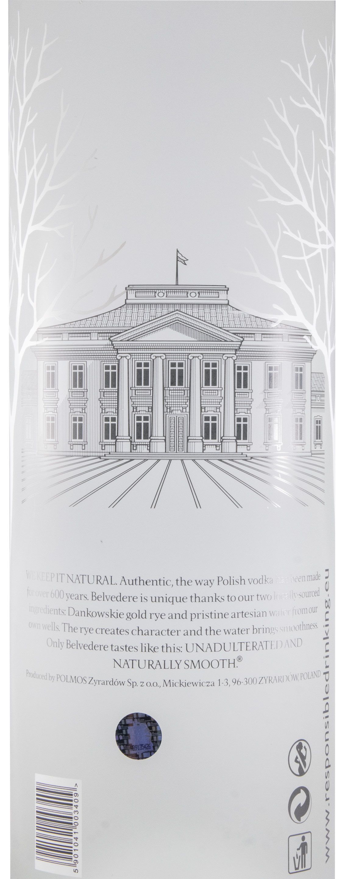 Vodka Belvedere c/ Luz Led 6L