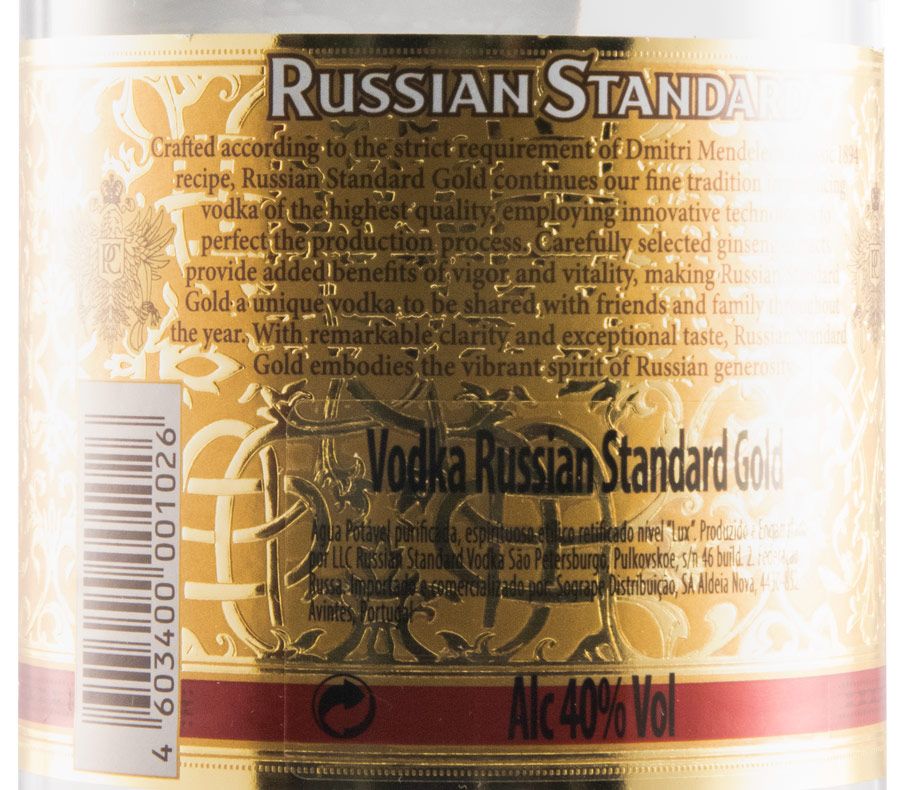 Vodka Russian Standard Gold