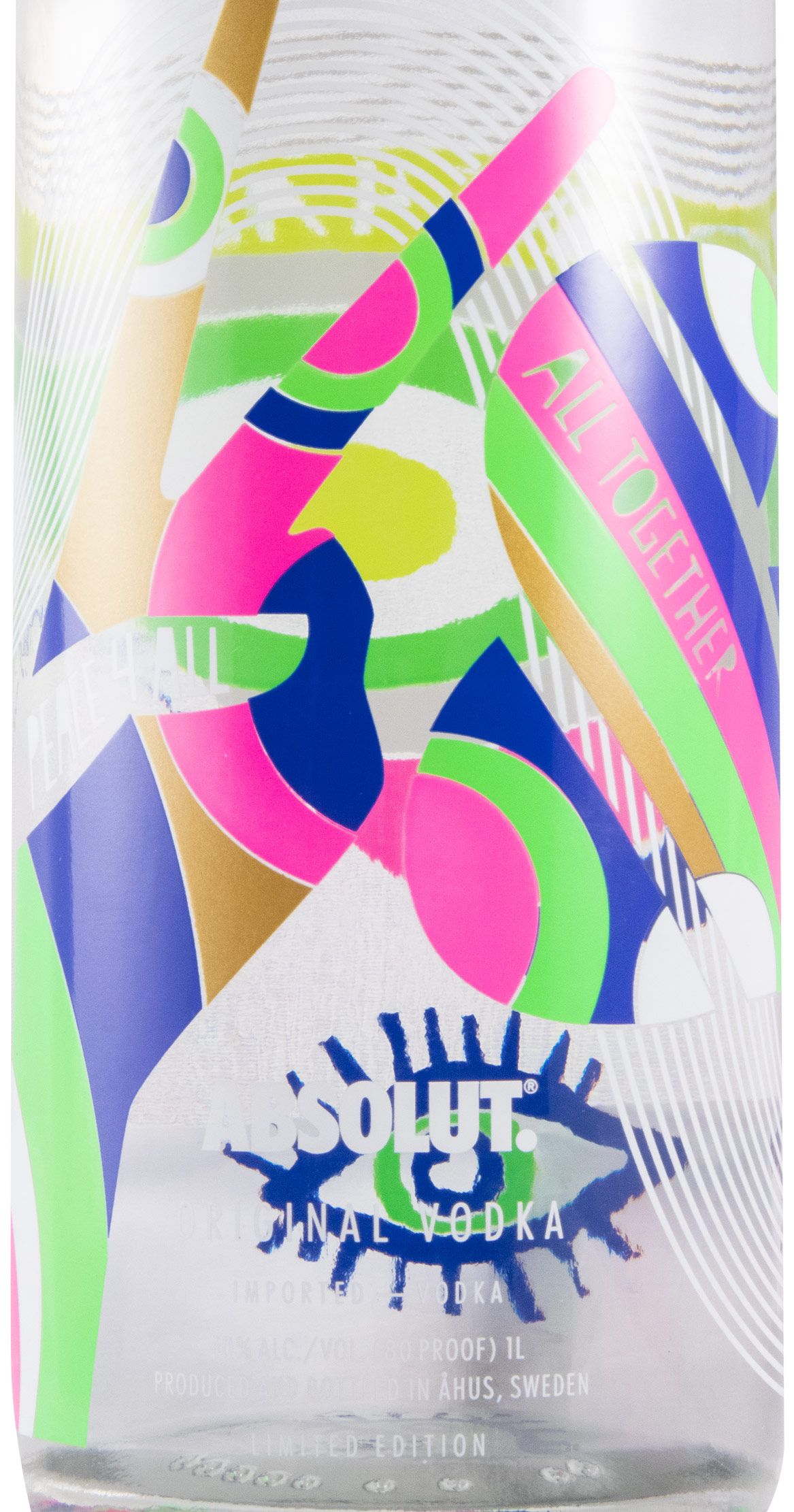 Vodka Absolut Life Ball Edição Limitada 2019 1L