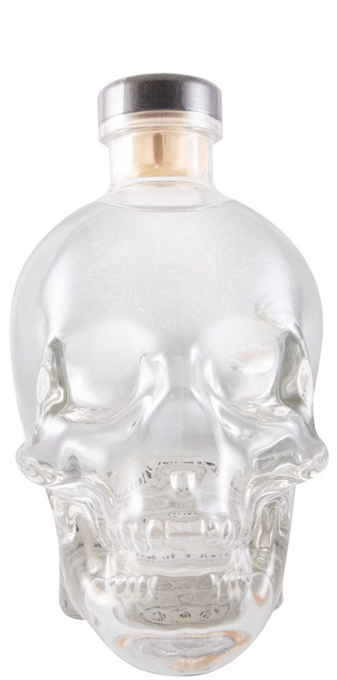 Vodka Crystal Head c/Tampa de Vidro