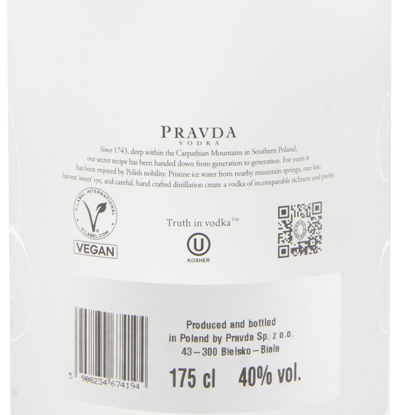 Vodka Pravda 1,75L