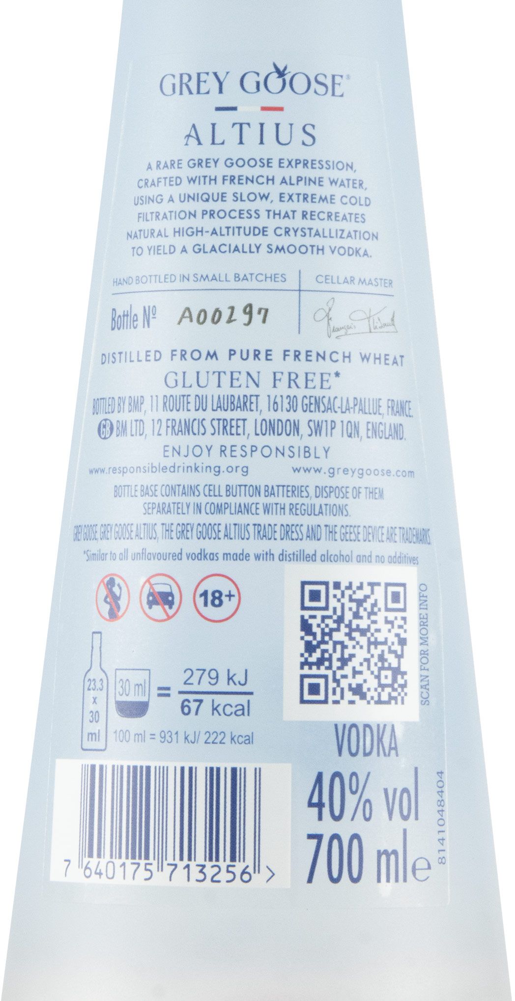 Vodka Grey Goose Altius