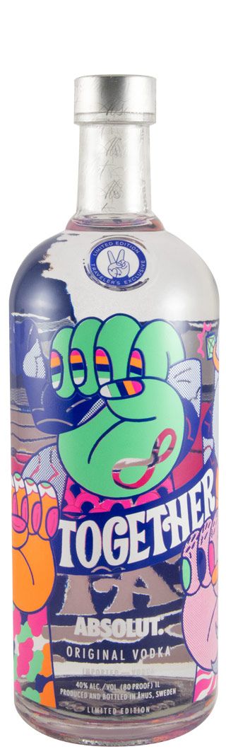 Vodka Absolut Together We Create Edição Limitada 1L