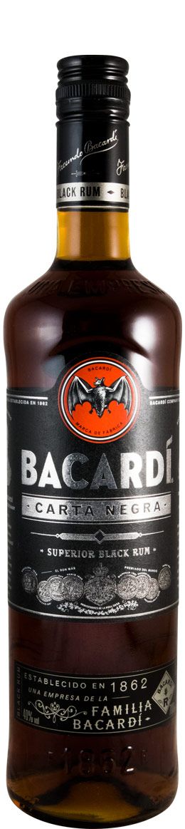 Rum Bacardí Carta Negra Superior Black
