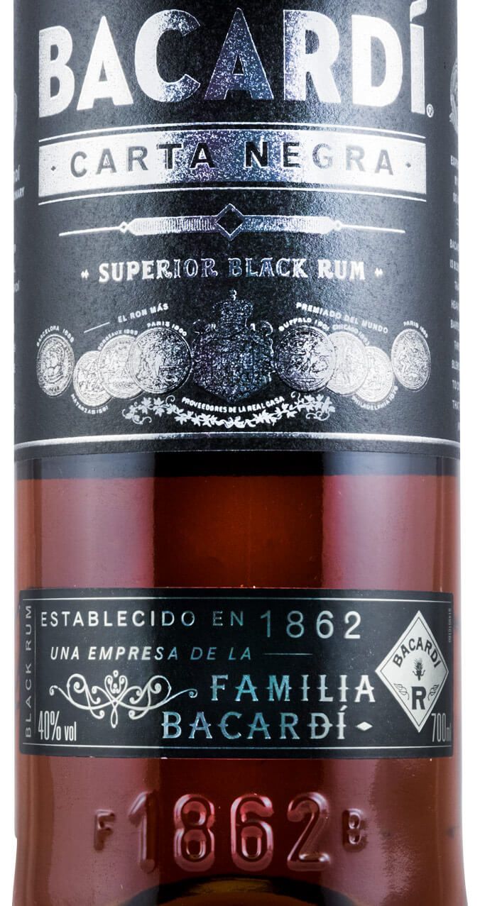 Rum Bacardí Black