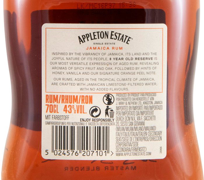 Rum Appleton Reserva 8 anos