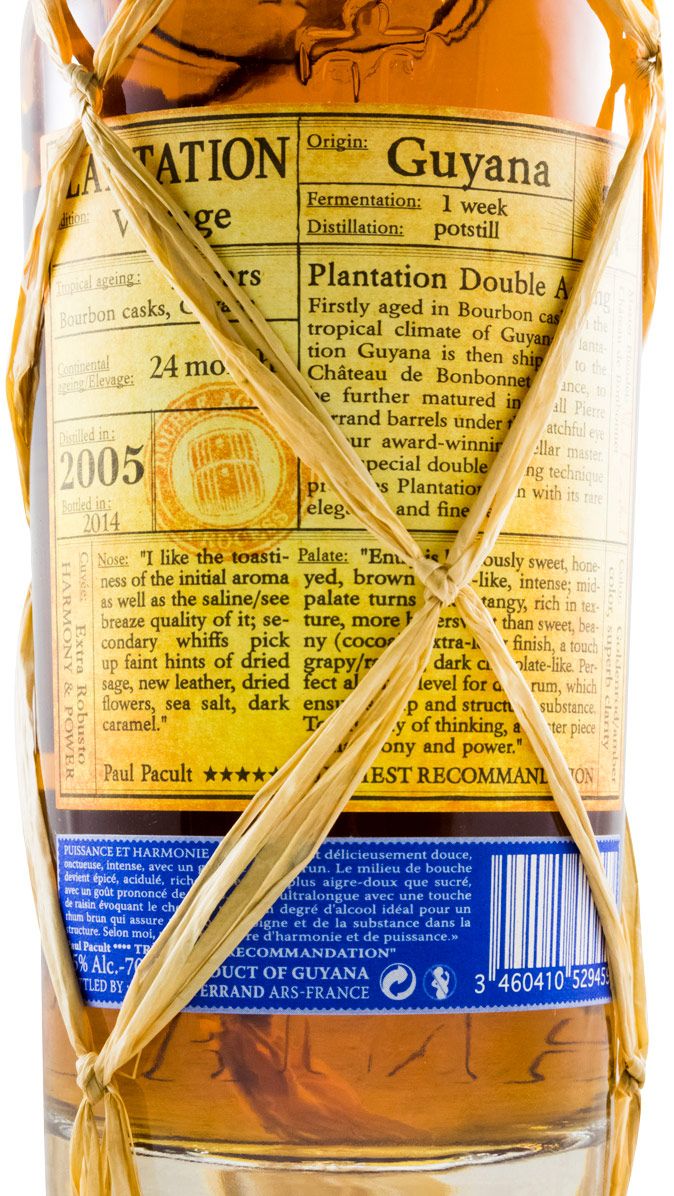 2005 Rum Plantation Guyana Old Reserve