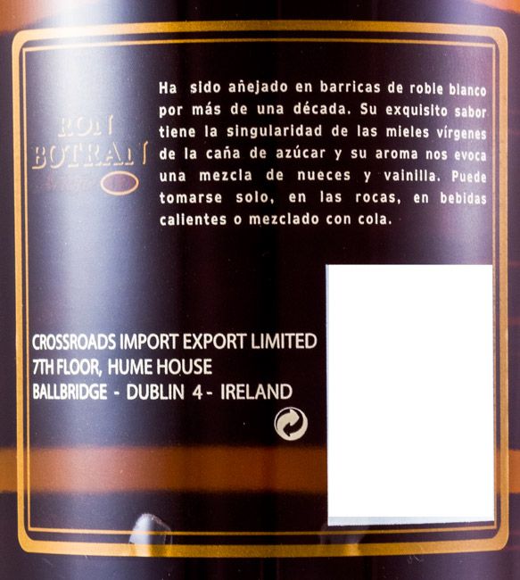 Rum Botran Anejo 12 Sistema Solera