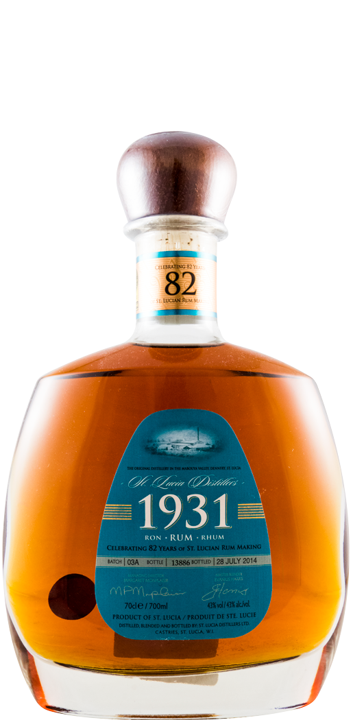 1931 Rum St.Lucia 1931 Batch 3 Anniversary