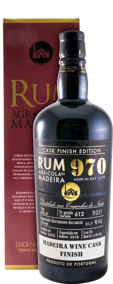 2012 Rum Agrícola da Madeira 970 Madeira Wine Cask Finish