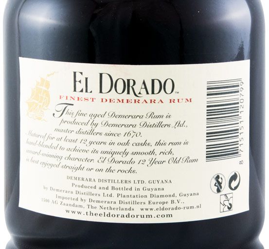 Rum El Dorado 12 years