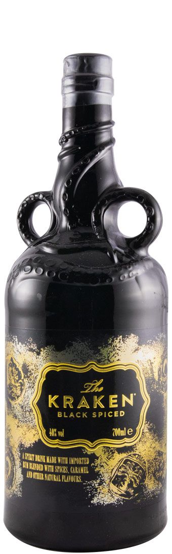 Rum Kraken Black Spiced Edição Limitada (garrafa em cerâmica preta)