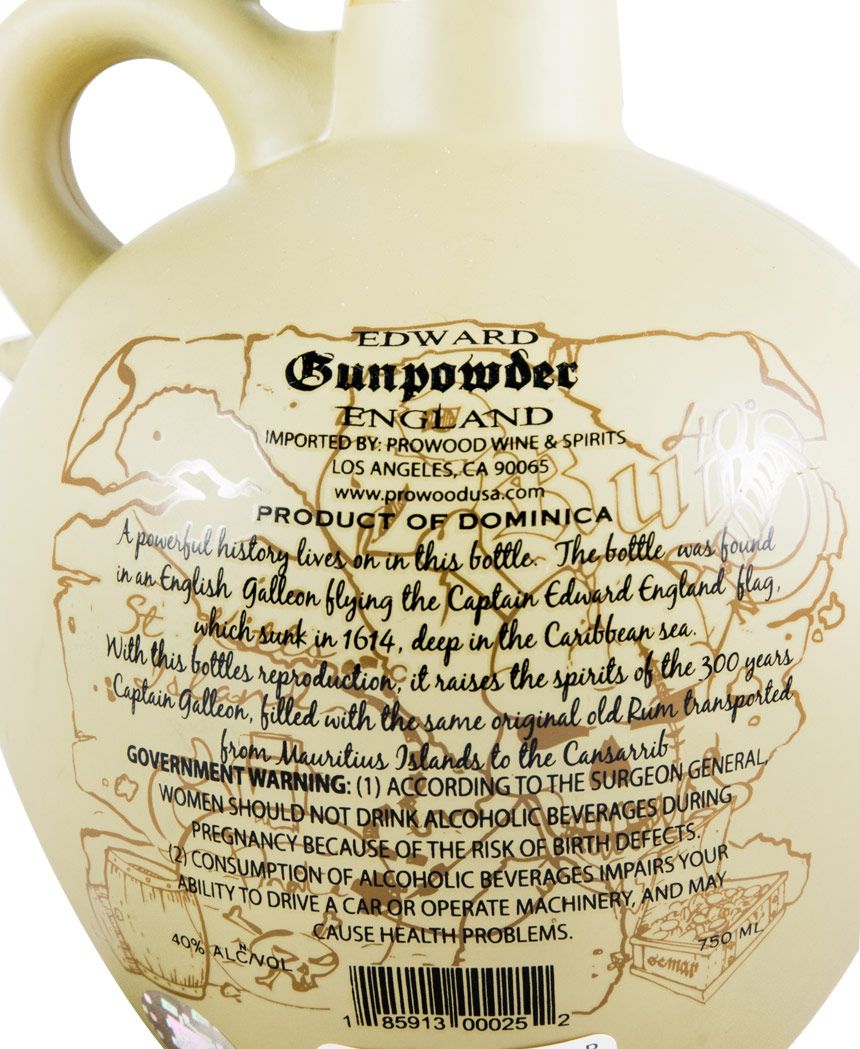 Rum Edward Gunpowder England