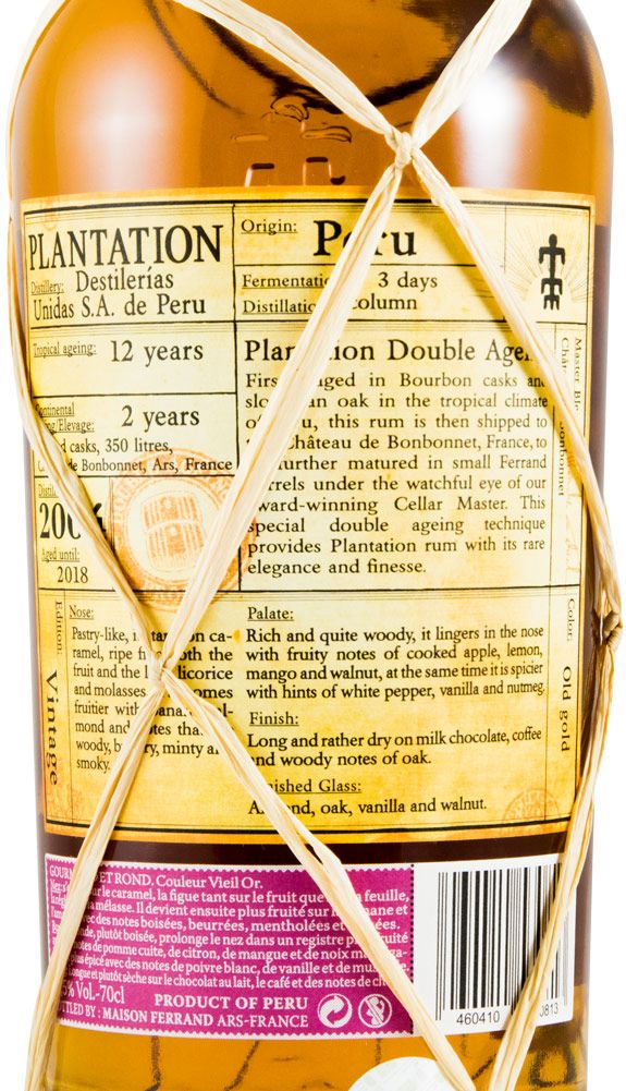 2004 Rum Plantation Peru Vintage