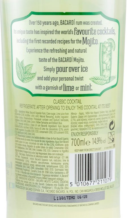 Rum Bacardí Mojito