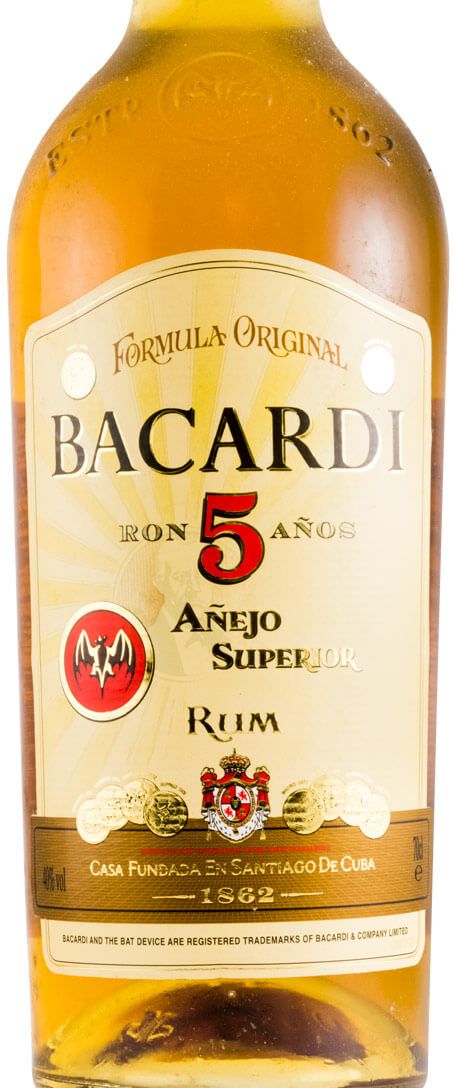 Rum Bacardi 5 years Anejo Superior