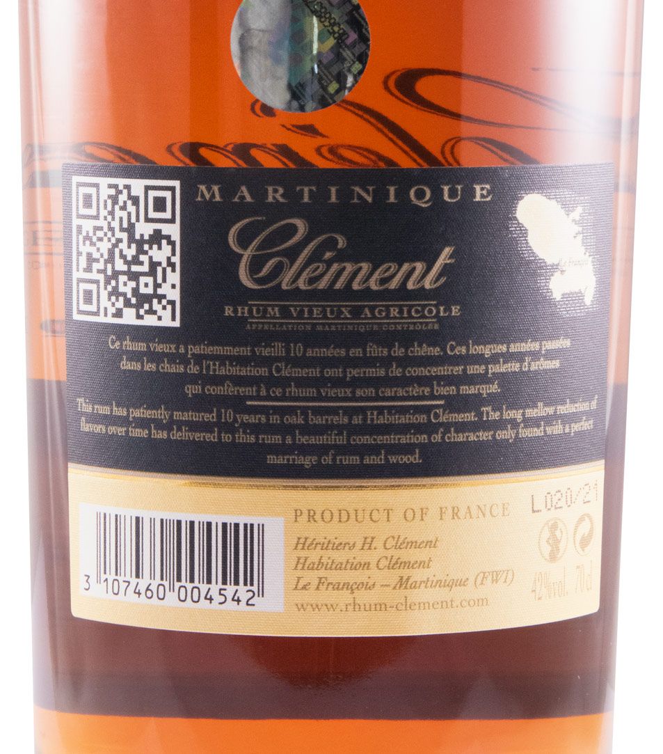 Rum Clément Vieux Agricole 10 anos