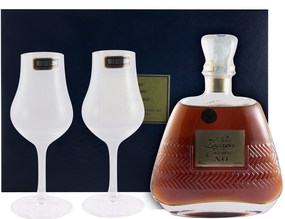 Rum Zacapa Centenario XO c/2 Copos Riedel