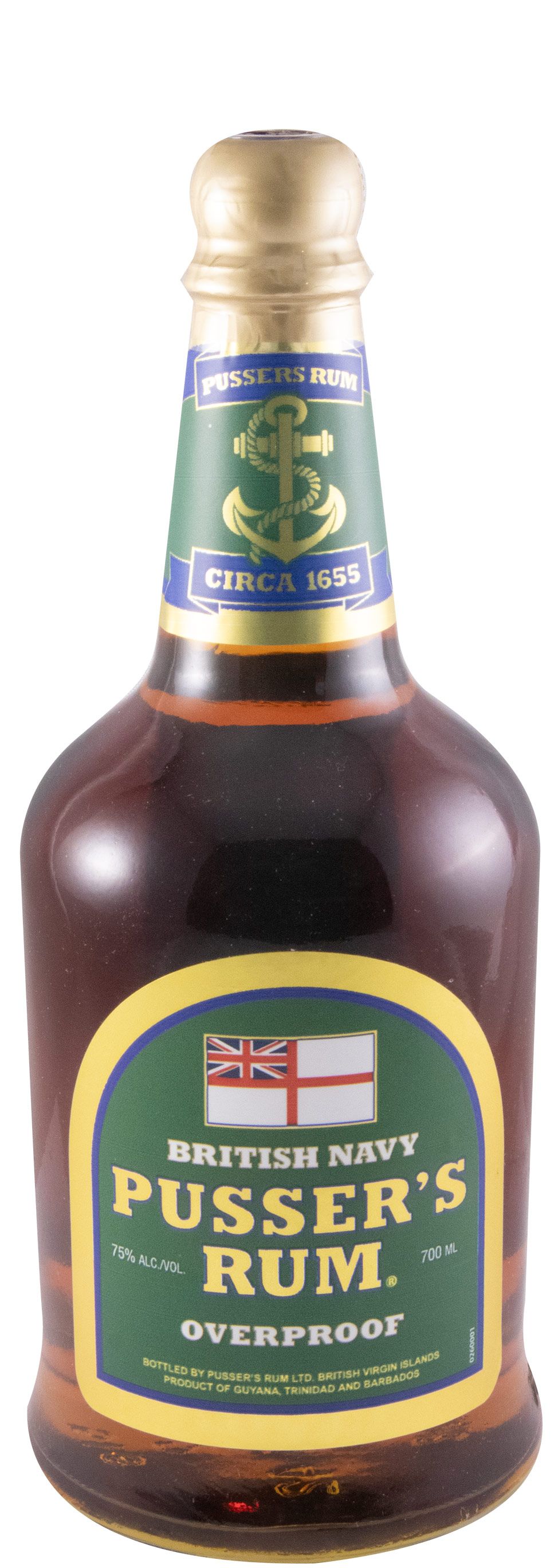 Rum Pusser's Gunpowder Overproof Navy