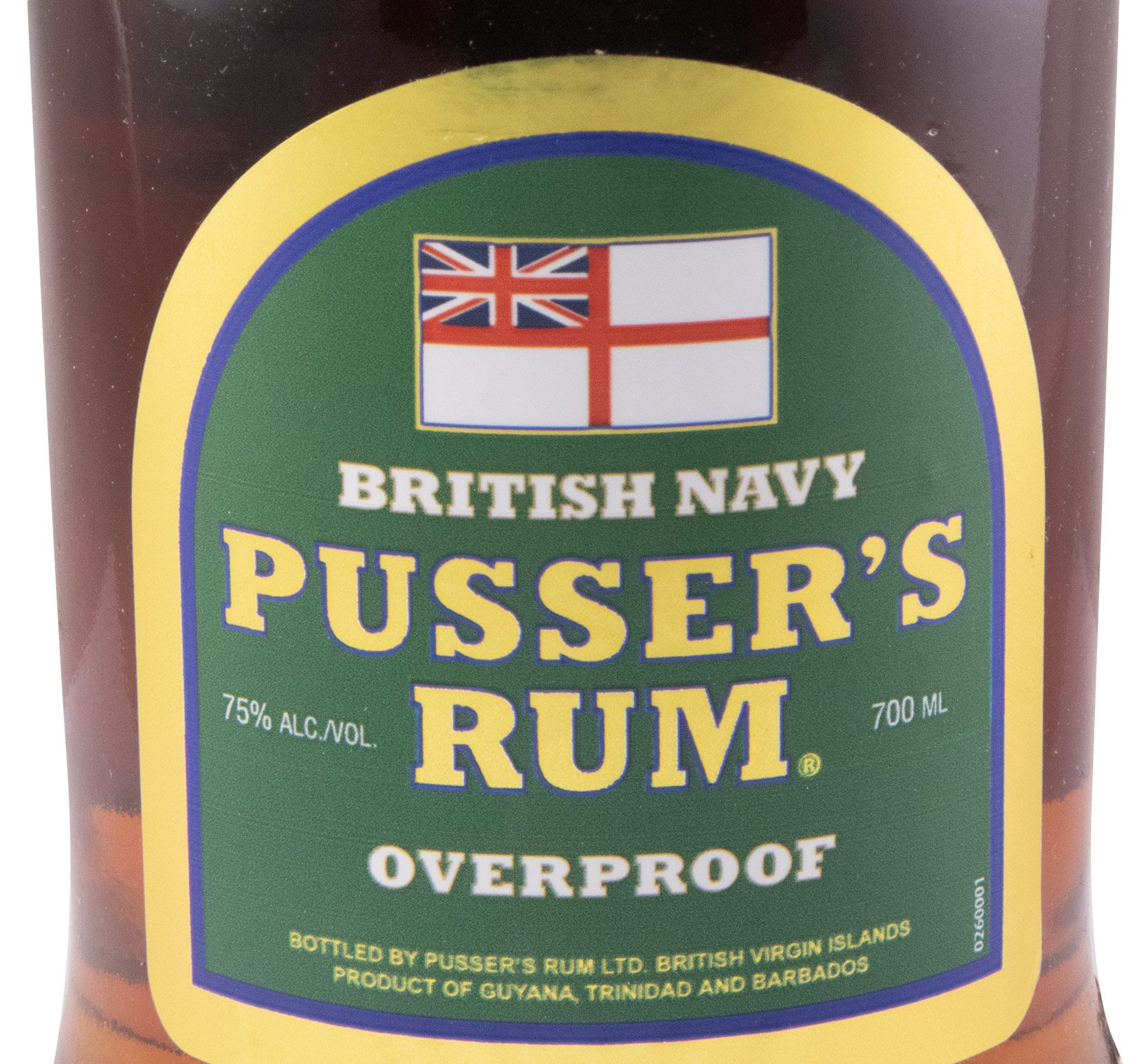 Rum Pusser's Gunpowder Overproof Navy